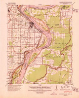 Caruthersville, Missouri 1939 (1943) USGS Old Topo Map Reprint 15x15 TN Quad 324780 Caruthersville, Missouri 1939 (1943) USGS Old Topo Map Reprint 15x15 TN Quad 324780