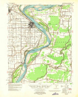 Caruthersville, Missouri 1957 (1957) USGS Old Topo Map Reprint 15x15 TN Quad 324781 Caruthersville, Missouri 1957 (1957) USGS Old Topo Map Reprint 15x15 TN Quad 324781