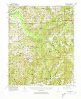 Ashland, Mississippi 1950 (1973) USGS Old Topo Map Reprint 15x15 TN Quad 336796 Ashland, Mississippi 1950 (1973) USGS Old Topo Map Reprint 15x15 TN Quad 336796
