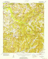 Ashland, Mississippi 1950 (1952) USGS Old Topo Map Reprint 15x15 TN Quad 336798 Ashland, Mississippi 1950 (1952) USGS Old Topo Map Reprint 15x15 TN Quad 336798