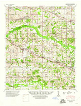 Byhalia, Mississippi 1948 (1948) USGS Old Topo Map Reprint 15x15 TN Quad 336824