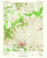 Dyersburg, Tennessee 1961 (1965) USGS Old Topo Map Reprint 15x15 TN Quad 147972 Dyersburg, Tennessee 1961 (1965) USGS Old Topo Map Reprint 15x15 TN Quad 147972
