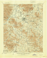 Franklin, Tennessee 1909 (1944) USGS Old Topo Map Reprint 15x15 TN Quad 149863 Franklin, Tennessee 1909 (1944) USGS Old Topo Map Reprint 15x15 TN Quad 149863
