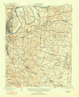 Hermitage, Tennessee 1932 (1950) USGS Old Topo Map Reprint 15x15 TN Quad 147992 Hermitage, Tennessee 1932 (1950) USGS Old Topo Map Reprint 15x15 TN Quad 147992