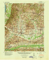 Millington, Tennessee 1942 (1944) USGS Old Topo Map Reprint 15x15 TN Quad 150066 Millington, Tennessee 1942 (1944) USGS Old Topo Map Reprint 15x15 TN Quad 150066