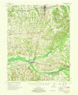 Moscow, Tennessee 1968 (1968) USGS Old Topo Map Reprint 15x15 TN Quad 150127 Moscow, Tennessee 1968 (1968) USGS Old Topo Map Reprint 15x15 TN Quad 150127