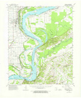 Osceola, Arkansas 1963 (1966) USGS Old Topo Map Reprint 15x15 TN Quad 149305