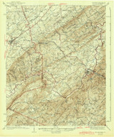 Tellico, Tennessee 1943 (1943) USGS Old Topo Map Reprint 15x15 TN Quad 155952 Tellico, Tennessee 1943 (1943) USGS Old Topo Map Reprint 15x15 TN Quad 155952