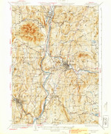 Claremont, New Hampshire 1929 (1939) USGS Old Topo Map Reprint 15x15 NH Quad 329960 Claremont, New Hampshire 1929 (1939) USGS Old Topo Map Reprint 15x15 NH Quad 329960