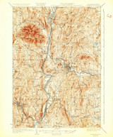 Claremont, New Hampshire 1929 (1932) USGS Old Topo Map Reprint 15x15 NH Quad 329967 Claremont, New Hampshire 1929 (1932) USGS Old Topo Map Reprint 15x15 NH Quad 329967