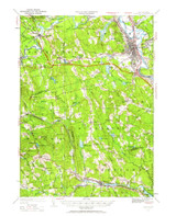 Concord, New Hampshire 1949 (1963) USGS Old Topo Map Reprint 15x15 NH Quad 329971