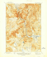 Crawford Notch, New Hampshire 1896 (1946) USGS Old Topo Map Reprint 15x15 NH Quad 329985 Crawford Notch, New Hampshire 1896 (1946) USGS Old Topo Map Reprint 15x15 NH Quad 329985