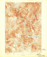 Crawford Notch, New Hampshire 1896 (1899) USGS Old Topo Map Reprint 15x15 NH Quad 329993 Crawford Notch, New Hampshire 1896 (1899) USGS Old Topo Map Reprint 15x15 NH Quad 329993