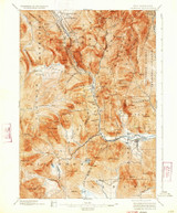 Crawford Notch, New Hampshire 1896 (1933) USGS Old Topo Map Reprint 15x15 NH Quad 329998 Crawford Notch, New Hampshire 1896 (1933) USGS Old Topo Map Reprint 15x15 NH Quad 329998