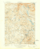 Gilmanton, New Hampshire 1927 (1950) USGS Old Topo Map Reprint 15x15 NH Quad 330046 Gilmanton, New Hampshire 1927 (1950) USGS Old Topo Map Reprint 15x15 NH Quad 330046