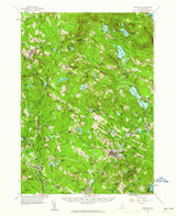 Gilmanton, New Hampshire 1957 (1962) USGS Old Topo Map Reprint 15x15 NH Quad 330049 Gilmanton, New Hampshire 1957 (1962) USGS Old Topo Map Reprint 15x15 NH Quad 330049