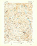 Gilmanton, New Hampshire 1957 (1960) USGS Old Topo Map Reprint 15x15 NH Quad 330050 Gilmanton, New Hampshire 1957 (1960) USGS Old Topo Map Reprint 15x15 NH Quad 330050