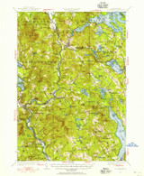 Holderness, New Hampshire 1925 (1956) USGS Old Topo Map Reprint 15x15 NH Quad 330086 Holderness, New Hampshire 1925 (1956) USGS Old Topo Map Reprint 15x15 NH Quad 330086