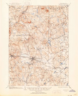 Milford, New Hampshire 1906 (1950) USGS Old Topo Map Reprint 15x15 NH Quad 330160 Milford, New Hampshire 1906 (1950) USGS Old Topo Map Reprint 15x15 NH Quad 330160