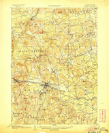 Milford, New Hampshire 1906 (1906) USGS Old Topo Map Reprint 15x15 NH Quad 330164 Milford, New Hampshire 1906 (1906) USGS Old Topo Map Reprint 15x15 NH Quad 330164