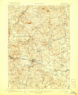 Milford, New Hampshire 1906 (1921) USGS Old Topo Map Reprint 15x15 NH Quad 330166 Milford, New Hampshire 1906 (1921) USGS Old Topo Map Reprint 15x15 NH Quad 330166