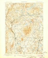Monadnock, New Hampshire 1898 (1905) USGS Old Topo Map Reprint 15x15 NH Quad 330184 Monadnock, New Hampshire 1898 (1905) USGS Old Topo Map Reprint 15x15 NH Quad 330184