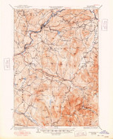 Moosilauke, New Hampshire 1932 (1948) USGS Old Topo Map Reprint 15x15 NH Quad 330194 Moosilauke, New Hampshire 1932 (1948) USGS Old Topo Map Reprint 15x15 NH Quad 330194
