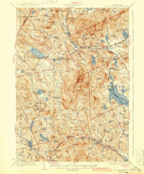 Mount Kearsarge, New Hampshire 1928 (1943) USGS Old Topo Map Reprint 15x15 NH Quad 330198 Mount Kearsarge, New Hampshire 1928 (1943) USGS Old Topo Map Reprint 15x15 NH Quad 330198