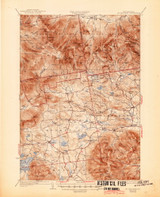 Mt. Chocorua, New Hampshire 1931 (1945) USGS Old Topo Map Reprint 15x15 NH Quad 330205 Mt. Chocorua, New Hampshire 1931 (1945) USGS Old Topo Map Reprint 15x15 NH Quad 330205