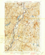 Mt. Cube, New Hampshire 1933 (1938) USGS Old Topo Map Reprint 15x15 NH Quad 330222 Mt. Cube, New Hampshire 1933 (1938) USGS Old Topo Map Reprint 15x15 NH Quad 330222