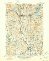 Penacook, New Hampshire 1927 (1950) USGS Old Topo Map Reprint 15x15 NH Quad 330287 Penacook, New Hampshire 1927 (1950) USGS Old Topo Map Reprint 15x15 NH Quad 330287