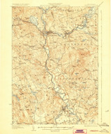 Penacook, New Hampshire 1927 (1927) USGS Old Topo Map Reprint 15x15 NH Quad 330291 Penacook, New Hampshire 1927 (1927) USGS Old Topo Map Reprint 15x15 NH Quad 330291