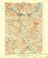 Penacook, New Hampshire 1927 (1931) USGS Old Topo Map Reprint 15x15 NH Quad 330293 Penacook, New Hampshire 1927 (1931) USGS Old Topo Map Reprint 15x15 NH Quad 330293
