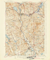 Penacook, New Hampshire 1927 (1943) USGS Old Topo Map Reprint 15x15 NH Quad 460062 Penacook, New Hampshire 1927 (1943) USGS Old Topo Map Reprint 15x15 NH Quad 460062