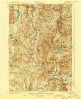 Rumney, New Hampshire 1932 (1943) USGS Old Topo Map Reprint 15x15 NH Quad 330330 Rumney, New Hampshire 1932 (1943) USGS Old Topo Map Reprint 15x15 NH Quad 330330