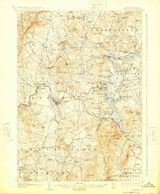 Sunapee, New Hampshire 1907 (1925) USGS Old Topo Map Reprint 15x15 NH Quad 330352 Sunapee, New Hampshire 1907 (1925) USGS Old Topo Map Reprint 15x15 NH Quad 330352