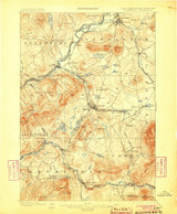Whitefield, New Hampshire 1900 (1904) USGS Old Topo Map Reprint 15x15 NH Quad 330372 Whitefield, New Hampshire 1900 (1904) USGS Old Topo Map Reprint 15x15 NH Quad 330372