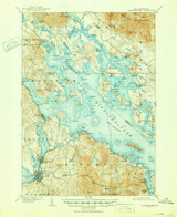 Winnipesaukee, New Hampshire 1909 (1950) USGS Old Topo Map Reprint 15x15 NH Quad 330385 Winnipesaukee, New Hampshire 1909 (1950) USGS Old Topo Map Reprint 15x15 NH Quad 330385