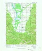 Driggs, Idaho 1943 (1981) USGS Old Topo Map Reprint 15x15 WY Quad 239046 Driggs, Idaho 1943 (1981) USGS Old Topo Map Reprint 15x15 WY Quad 239046