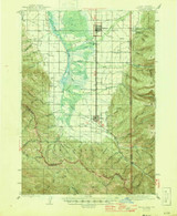 Driggs, Idaho 1946 (1946) USGS Old Topo Map Reprint 15x15 WY Quad 239047 Driggs, Idaho 1946 (1946) USGS Old Topo Map Reprint 15x15 WY Quad 239047