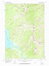 Eagle Peak, Wyoming 1959 (1965) USGS Old Topo Map Reprint 15x15 WY Quad 342096 Eagle Peak, Wyoming 1959 (1965) USGS Old Topo Map Reprint 15x15 WY Quad 342096