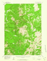 Mount Hancock, Wyoming 1959 (1960) USGS Old Topo Map Reprint 15x15 WY Quad 342188 Mount Hancock, Wyoming 1959 (1960) USGS Old Topo Map Reprint 15x15 WY Quad 342188