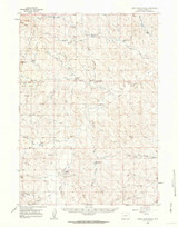 North Star School, Wyoming 1959 (1962) USGS Old Topo Map Reprint 15x15 WY Quad 342210