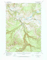 Tower Junction, Wyoming 1959 (1984) USGS Old Topo Map Reprint 15x15 WY Quad 342277 Tower Junction, Wyoming 1959 (1984) USGS Old Topo Map Reprint 15x15 WY Quad 342277