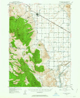 Bancroft, Idaho 1948 (1963) USGS Old Topo Map Reprint 15x15 ID Quad 238902 Bancroft, Idaho 1948 (1963) USGS Old Topo Map Reprint 15x15 ID Quad 238902