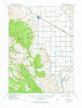 Bancroft, Idaho 1948 (1975) USGS Old Topo Map Reprint 15x15 ID Quad 238903 Bancroft, Idaho 1948 (1975) USGS Old Topo Map Reprint 15x15 ID Quad 238903