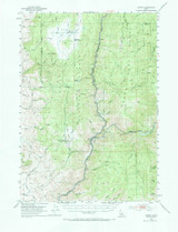 Banks, Idaho 1953 (1967) USGS Old Topo Map Reprint 15x15 ID Quad 238907 Banks, Idaho 1953 (1967) USGS Old Topo Map Reprint 15x15 ID Quad 238907