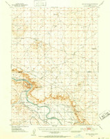 Big Foot Butte, Idaho 1948 (1952) USGS Old Topo Map Reprint 15x15 ID Quad 238915 Big Foot Butte, Idaho 1948 (1952) USGS Old Topo Map Reprint 15x15 ID Quad 238915