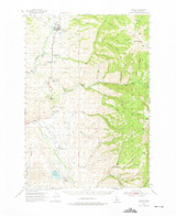 Council, Idaho 1954 (1975) USGS Old Topo Map Reprint 15x15 ID Quad 239002 Council, Idaho 1954 (1975) USGS Old Topo Map Reprint 15x15 ID Quad 239002