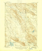 Cranes Flat, Idaho 1917 (1946) USGS Old Topo Map Reprint 15x15 ID Quad 239010 Cranes Flat, Idaho 1917 (1946) USGS Old Topo Map Reprint 15x15 ID Quad 239010